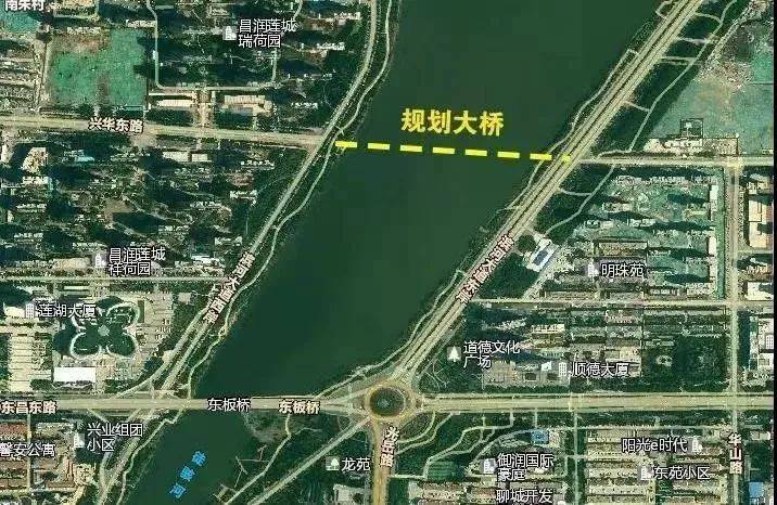 總投資約2.43億元！聊城興華路徒駭河橋進入初步設計階段
